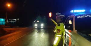 Satlantas Polres Tulang Bawang Rutin Melakukan BLP, Ini Lokasi dan Tujuannya