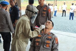 Polres Tubaba Gelar Rapid Test Antigen Cegah Penyebaran Covid-19