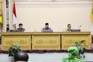 Rapat Persiapan Anggaran, Marindo : Realisasi Pendapatan 52,53% dan Realisasi Belanja 45,67%