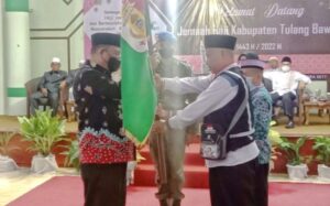Selamat Datang Kepada 122 Jamaah Haji Yang Telah Sampai Di Kabupaten Tulang Bawang