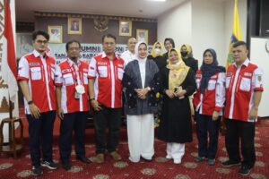 Ketua PMI Provinsi Lampung Tinjau Donor Darah Sukarela dalam Rangka Reuni Akbar Spanda 85