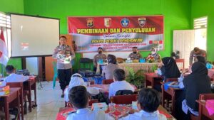 Satbinmas Polres Tuba Melaksanakan Kegiatan Binluh Kepada Pelajar Dan Guru