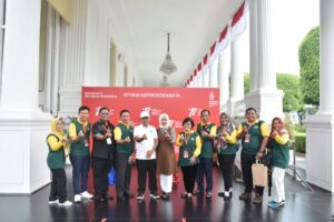 Tari Melinting asal Lampung Timur Tampil Di Istana Negara HUT RI-77, Bupati Dawam Ucapkan Terima Kasih ke Presiden