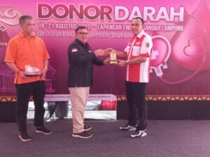 504 Warga Bandar Lampung Donor Darah di Lampung Begawi 2022