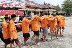 Satresnarkoba Polres Tulang Bawang Tangkap 34 Pelaku