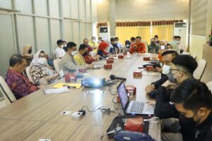 Asisten II Pimpin Rakor Event Kopi Lampung Begawi tahun 2022