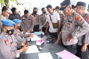 Sipropam Polres Tulang Bawang Cek Personel Pemegang Senpi Dinas, Ini Tujuannya