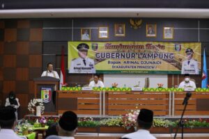Kunker Ke Pringsewu, Gubernur Arinal Minta Camat dan Kepala Pekon Bersinergi Mewujudkan Rakyat Lampung Berjaya