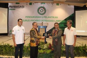 Pengukuhan dan Pelantikan Pengurus Perbasasi, Gubernur Lampung Dukung Program ”Anak Muda Berjaya,”