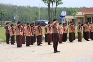Kapolres Tubaba Buka Pelatihan Pramuka Saka Bhayangkara Tahun 2022