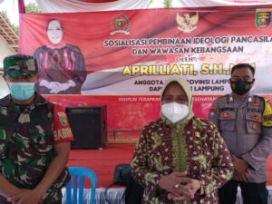 Di Sukadana Ham, Apriliati Panjatkan Nilai Pancasila
