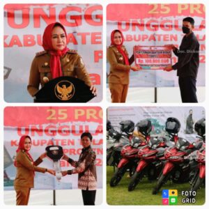 Bupati Tulang Bawang Winarti Melanjutkan Lawatannya ke Kecamatan Gedung Aji