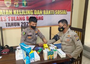 Dokkes Polres Tulang Bawang Gelar Pelayanan Kesehatan Keliling ke Polsek, Ini Tujuannya