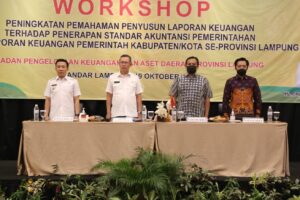 Sekdaprov Fahrizal Buka Workshop Penyusunan Laporan Keuangan yang Diikuti Kepala BPKAD se-Provinsi Lampung