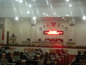 DPRD Kab.Tuba Gelar Rapat Paripurna Dalam Rangka Pengumuman Usul Pemberhentian Bupati dan Wakil Bupati Tulang Bawang Pada masa Jabatan 2017–2022