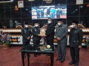 DPRD Metro Gelar Paripurna Keputusan Bersama Tentang Pertanggungjawaban APBD 2021