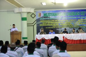 Bupati Tulang Bawang Winarti Yang diwakili Sekda Tuba Ir. Anthoni.,MM Hadiri Musda Ke- V MUI Kabupaten Tulang Bawang