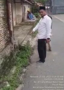 Epeng Senang Usulan Drainase Warga Bumi Waras Bisa Terealisasi