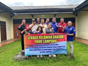 Jelang Pemilu, Sekber Relawan Ganjar Lampung Dukung Kepolisian Jaga Sikamtibmas