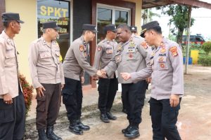 Kunker Perdana ke Polsek Rawa Jitu Selatan, Kapolres Tulang Bawang Sampaikan Pesan Ini