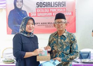Pepy Asih Wulandari Sosialisasikan Empat Pilar di Way Lunik