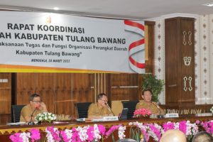 Pj Bupati Tuba Gelar Rakor Tupoksi Tingkatkan Kinerja OPD