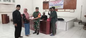 Kepala Tiyuh Tunas Asri Suharno, Bagikan BLT-DD Sebanyak 33 KPM
