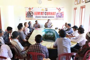 Kapolres Tulang Bawang Sampaikan Ini Saat Kegiatan Jum’at Curhat di Kahuripan Dalam