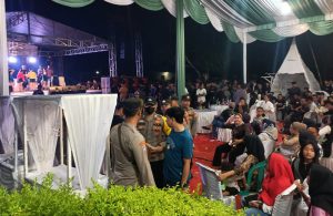 Polres Tulang Bawang Bubarkan Acara Hajatan Yang Menyajikan Orgen Tunggal dan Lampaui Batas Izin