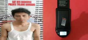 Bawa Narkotika Tengah Malam, Warga Rajabasa Ditangkap Polres Tulang Bawang