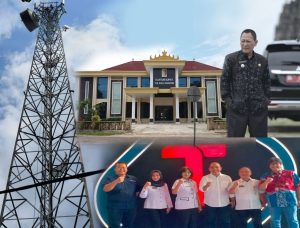 Pj Bupati Tulang Bawang Bangga, PT.Telkomsel Pusat Ubah Blankspot Jadi Jaringan Internet Kebut Bebas Hambatan