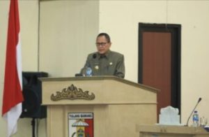 Pj Bupati Tulang Bawang Qudrotul Ikhwan Hadir Dalam Rapat Paripurna DPRD Kabupaten Tulang Bawang