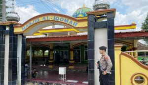 Samapta Polres Tulang Bawang Intensifkan Pengamanan Tempat Ibadah, Ini Tujuan Utamanya