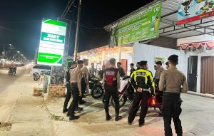 Cegah Aksi Balap Liar, Polres Tulang Bawang Gelar KRYD Malam Hari di Akhir Pekan