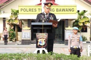 Polres Tulang Bawang Gelar Upacara Peringati Hari Pahlawan Ke-78 Tahun 2023, Kompol Kasyfi Sampaikan Pesan Ini