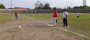 Kick off Ketua KWRI Lampung Tandai Pembukaan Kejurnas Sepak Bola U-12 di Lampung