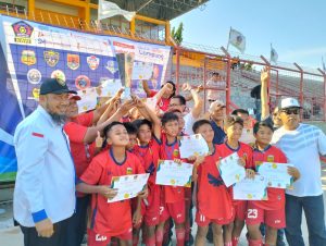 Mayang Putra Medan Juarai Even Kejurnas Sepak Bola U-12 KWRI Lampung CUP 2023