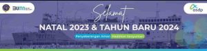 PT ASDP Ucapkan Natal 2023 dan Tahun Baru 2024