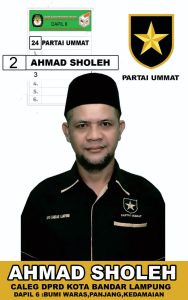 Ahmad Sholeh Calon Legislatif Dari Partai Umat Siap Motivasi Dan Mengedepankan Musahwarah