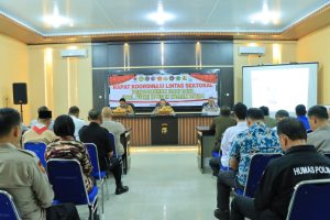Rakor Lintas Sektoral Ops Ketupat Krakatau 2024 Diwilayah Kabupaten Tulang Bawang Barat
