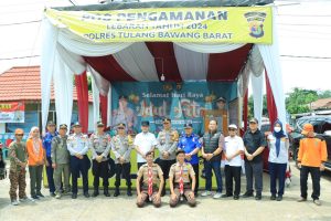 Kapolres Dan Pj.Bupati Tulang Bawang Barat Monitoring Pos Pam Ops Ketupat Krakatau 2024