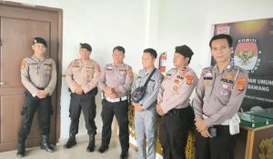 Polres Tulang Bawang Gelar KRYD di Kantor Penyelenggara Pemilu Pasca Putusan MK