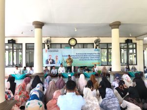 Ratusan Jamaah Rawa Jitu Timur, Antusias Ikuti Pengajian Majelis Dhuha Nasional yang digelar Pj. Bupati Tulang Bawang