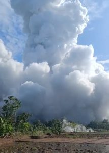 Wisata Keramikan di Suoh Erupsi, Warga Di Imbau Waspada