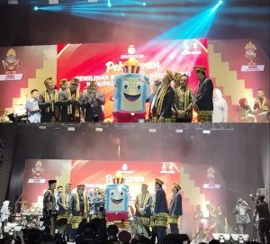 Peluncuran Jingle Pilkada dan Maskot Silapah KPU Lamteng Meriah, Dengan Hadirnya Denny Caknan dan Band Sticker