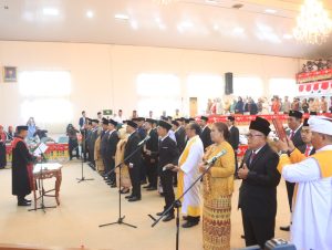 50 Anggota DPRD Lamteng Terpilih Priode 2024-2029 Resmi Dilantik