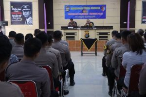 Bidpropam Polda Lampung Gelar Pembinaan Etika dan Pemulihan Profesi di Polres Tanggamus