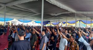 Lantik Relawan “Si Ganteng” Cabup ASRI Siap Kerja Karas Wujudkan Program Unggulan Langsung Menyentuh Masyarakat