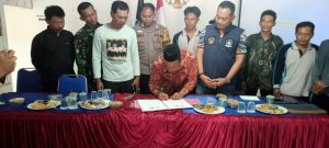 LSM GMBI Lambar dan Pekon Srimenanti Tanda Tangani MOU Pendampingan Desa Wisata