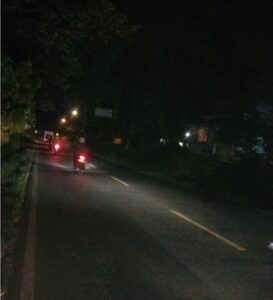 Banyak Lampu Jalan Mati, Masyarakat Pesawaran Pertanyakan Anggaran Perawatan dan Minta Bupati Dendi Segera Perbaiki